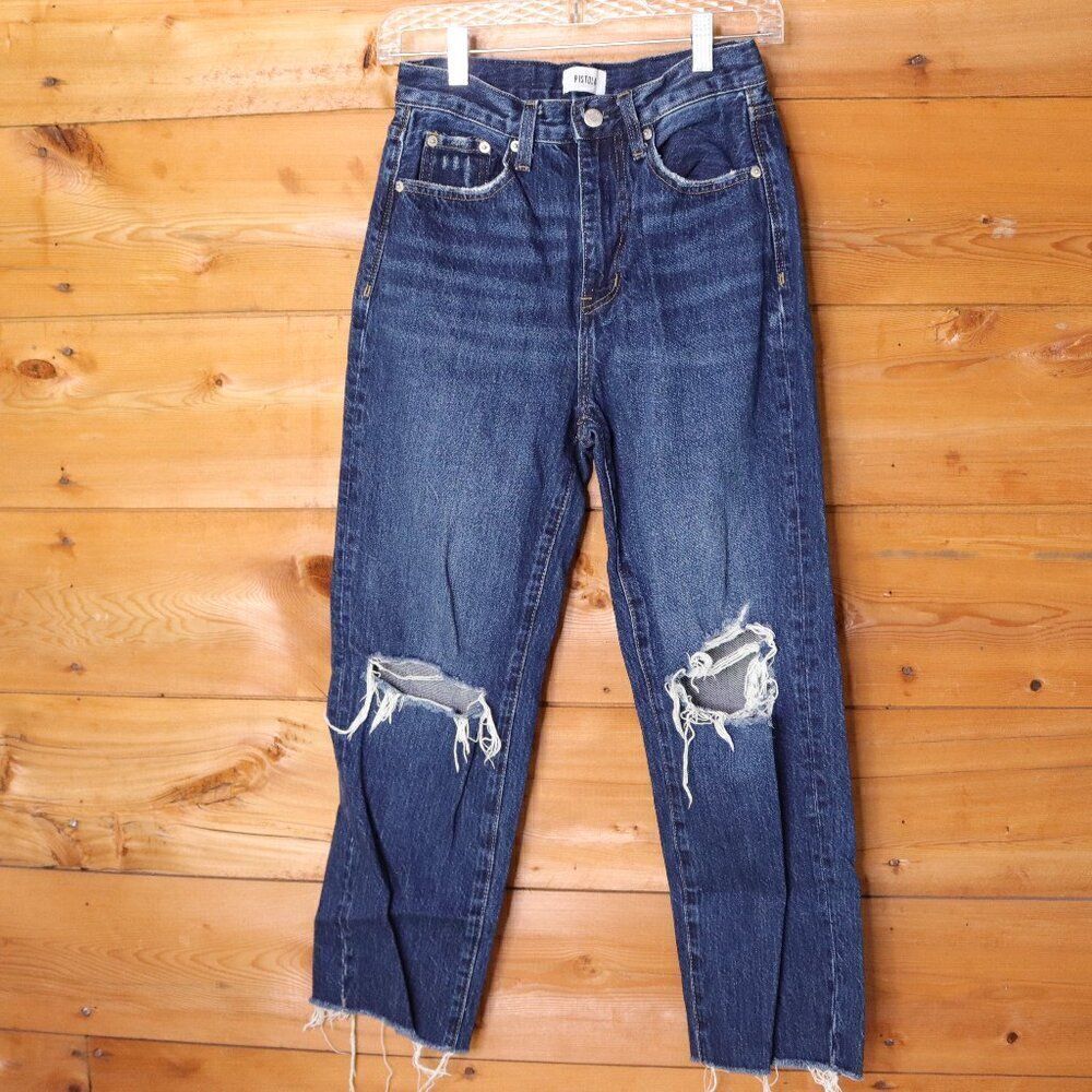Pistola | Ripped High‎ Waisted Jeans 25